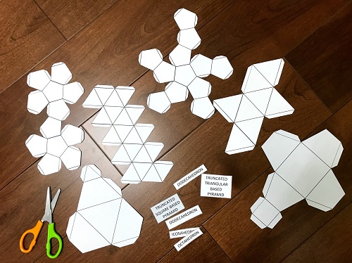 算数 立体図形を作って遊ぼう Let S Make And Play With 3d Solid Shapes 留学生ノート インターナショナルスクール 小学校編 Produced By トモドコ